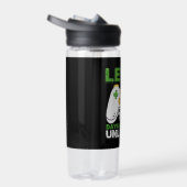 レベル100の学校生活が解除されたゲーマー ビデオゲーム ウォーターボトル (右面)