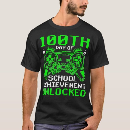 レベル100学位取得日Gamのロック解除 Tシャツ (正面)