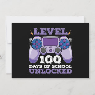 レベル100日の学校のロック解除ゲーマーゲーム 招待状