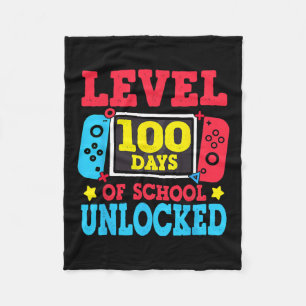 レベル100日の学校のロック解除ゲーマービデオゲーム フリースブランケット