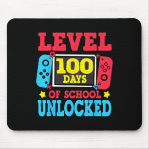 レベル100日の学校のロック解除ゲーマービデオゲーム マウスパッド
