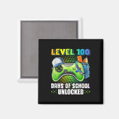 レベル100日の学校のロック解除ゲーマービデオゲーム マグネット (正面/裏面)