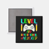 レベル100日の学校のロック解除ゲーマービデオゲーム マグネット (正面/裏面)