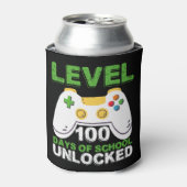 レベル100日の学校のロック解除ゲーマービデオゲーム 缶クーラー (缶正面)