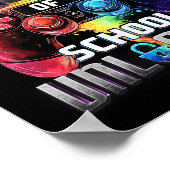 レベル100日の学校のロック解除100日目O ポスター (角)