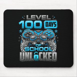 レベル100日の学校のロック解除100日目O マウスパッド