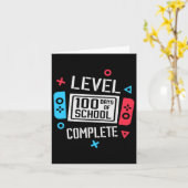 レベル100日の学校の完全なビデオのゲームSmar カード (黄色い花)