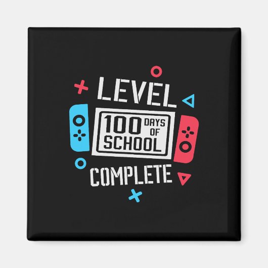 レベル100日の学校の完全なビデオのゲームSmar マグネット (正面)