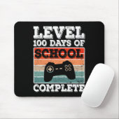 レベル100日の学校全体ゲーマー少年のビデオ マウスパッド (マウス)