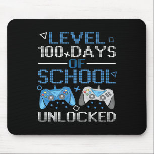 レベル100日の学校全体ゲームコントローラ マウスパッド