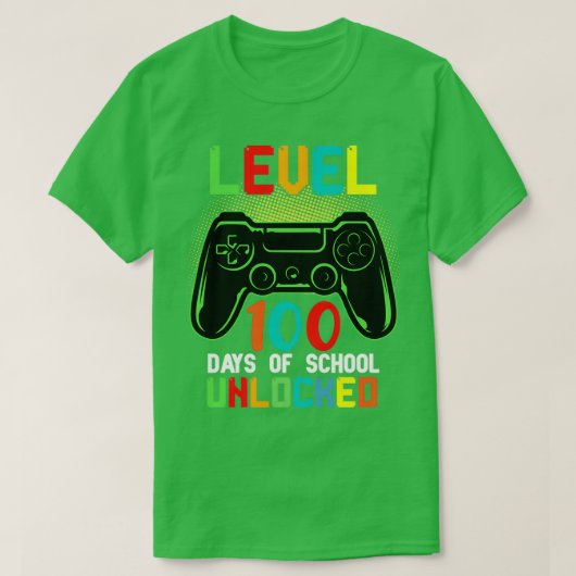 レベル100野生の日学校のロック解除されたamp stick tシャツ (デザイン正面)