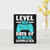 レベル100 学校に100日通った ゲーム カード (黄色い花)