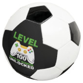 レベル100 学校へ行く日 解禁 ゲーマー ビデオゲーム サッカーボール (3/4)