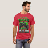 レベル100 学校へ行く日 解禁 ゲーミング ゲーマー男子 Tシャツ (正面フル)