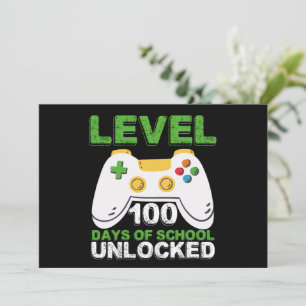 レベル100 学校へ行こう100日目 アンロック ゲーマー ゲーム 招待状