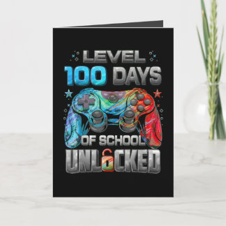 レベル100:学校100日目のロック解除ゲーマースタイル カード