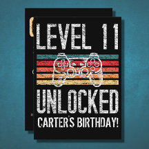 レベル11のロック解除された11誕生日 パーソナライズされた