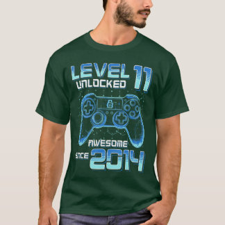 レベル11アンロック記念!ビデオゲームパーティー 11歳の誕生日おめでとう Tシャツ