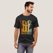 レベル11ロック解除シャツゲーマー少年ガールズ11th Birt Tシャツ (正面フル)