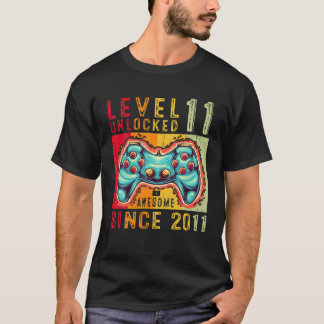 レベル11ロック解除素晴らし2011ビデオゲーム11th Bir Tシャツ
