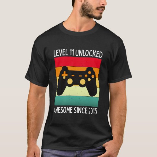 レベル11解除すごい 2015年から Tシャツ (正面)