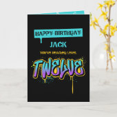 レベル12の誕生日 カード (黄色い花)