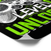 レベル12アンロックされたゲーマー12番目の誕生日ギフトビデオG ポスター (角)