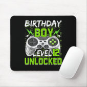 レベル12アンロックされたゲーマー12番目の誕生日ギフトビデオG マウスパッド (マウス)