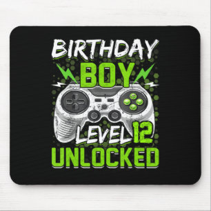 レベル12アンロックされたゲーマー12番目の誕生日ギフトビデオG マウスパッド
