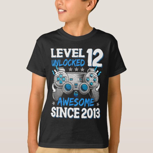 レベル12アンロックすごい2014年誕生日ガミ Tシャツ (正面)