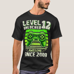 レベル12アンロック Awesome 2009 ビデオゲーム 12th Bir Tシャツ
