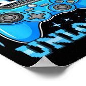 レベル12ロック解除ゲーマー12誕生日ギフトビデオG ポスター (角)