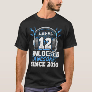 レベル12ロック解除素晴らし2010ビデオゲーム12th Bir Tシャツ