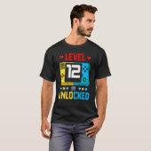 レベル12ロック解除12誕生日ゲーム素晴らし罪 Tシャツ (正面フル)