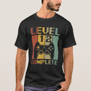 レベル12完全ゲーマー12誕生日少年10代 Tシャツ
