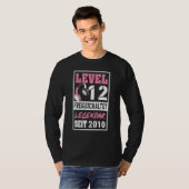 レベル12年ゲーマーガール以来2010誕生日ビデオ Tシャツ (正面フル)