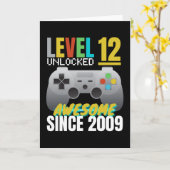 レベル12解除 Awesome 2009年から カード (黄色い花)