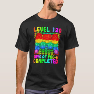 レベル120日の前K完了ビデオゲームポップ・アートのI Tシャツ