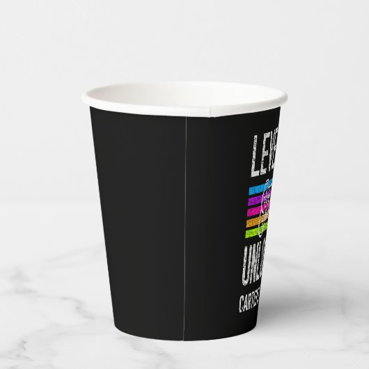 レベル13のロック解除された13番目の誕生日パーソナライズされた紙 紙コップ (右)