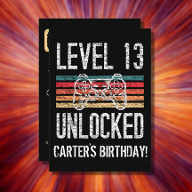 レベル13のロック解除された13誕生日 パーソナライズされた