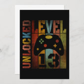 レベル13を解除しました 招待状 (正面/裏面)