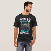 レベル13アンロック ゲーマー 13歳の誕生日 Tシャツ (正面フル)