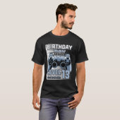 レベル13ロックおもしろい解除ゲーマー13歳13日Bd Tシャツ (正面フル)