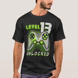 レベル13ロック解除されたビデオゲーム13誕生日ゲーマーB Tシャツ