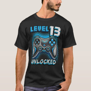 レベル13ロック解除されたビデオゲーム13誕生日ゲーマーB Tシャツ