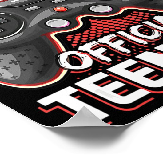 レベル13ロック解除された公式10代の若者ビデオゲーム13t ポスター (角)