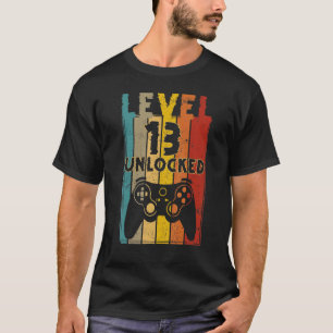 レベル13ロック解除シャツビデおもしろいオゲーマー13th Bir Tシャツ