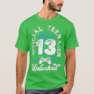 レベル13ロック解除13番目のビデオ誕生日ギフト(154) Tシャツ