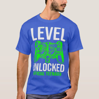 レベル13ロック解除13番目のビデオ誕生日ギフト(22) Tシャツ