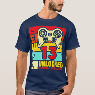 レベル13ロック解除13番目のビデオ誕生日ギフト(56) Tシャツ